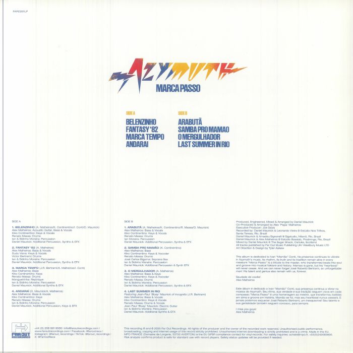 Marca Passo (Limited Blue Vinyl LP)