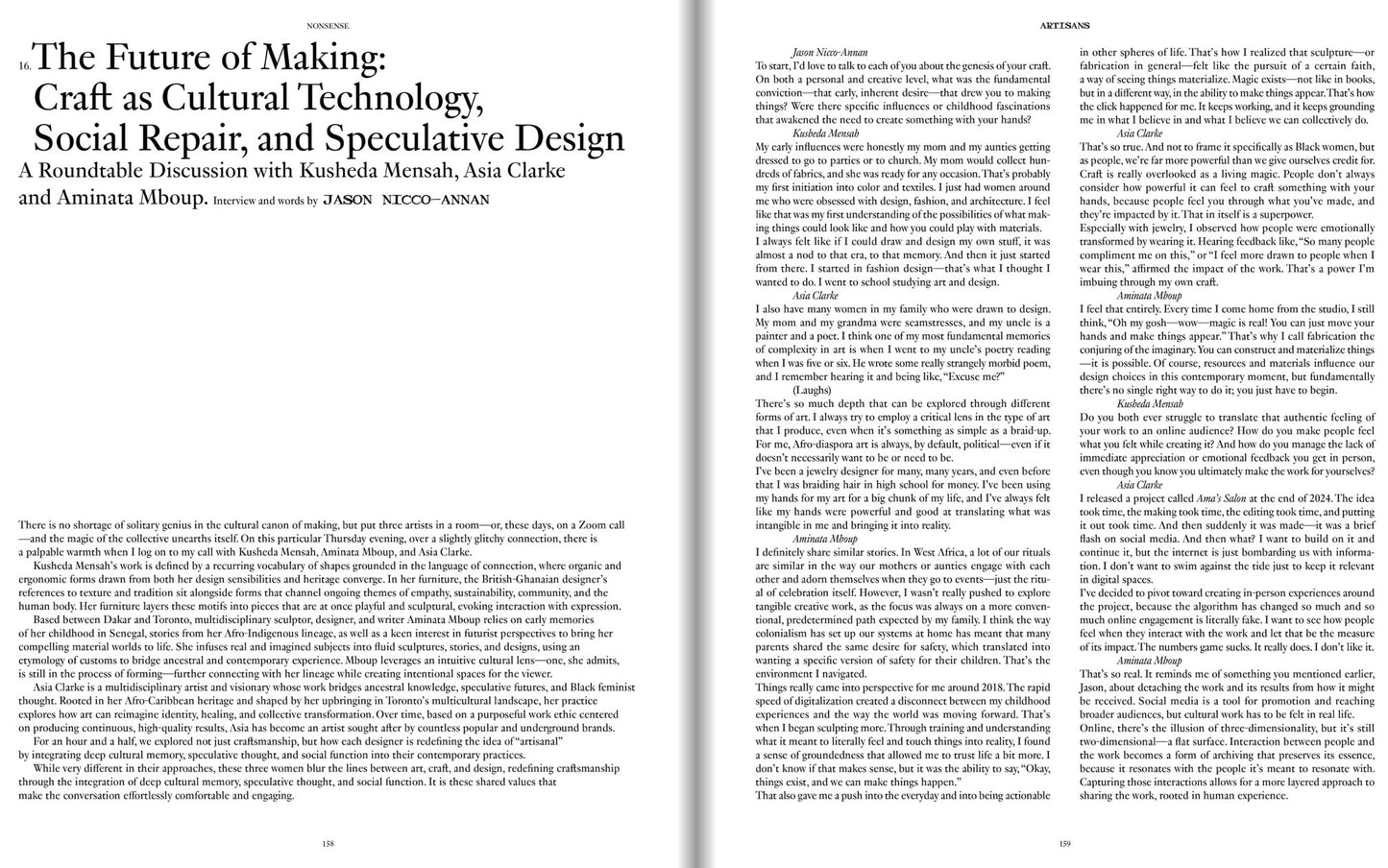 Issue 1 - 2026 Artisans